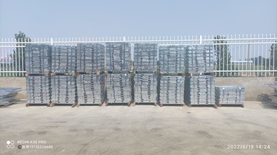 L'immersion chaude en acier argentée blanche de soudage par pression de grille en métal a galvanisé