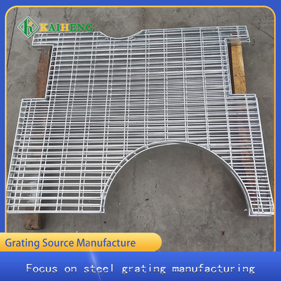 Grille galvanisée par OEM d'acier doux de grille en métal pour le bâtiment de raffinerie