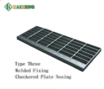 T3 le type escalier en acier de grille marche le lancement de rapport de barre de 30mm