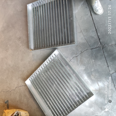Tailleur Made Silver Pressure soudant la grille en acier galvanisée pour la plate-forme d'usine