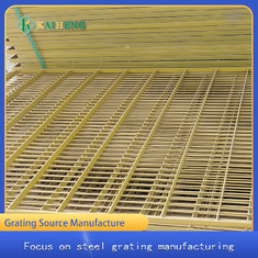 Grille de plongement en plastique jaune d'acier au carbone pour la clôture de Chambre de poulet