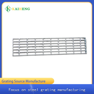 Grille dentelée en acier galvanisée de grille de barre pour l'usine d'eaux d'égout
