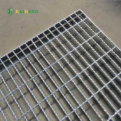 Grille dentelée en acier galvanisée de grille de barre pour l'usine d'eaux d'égout