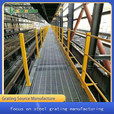Barre en acier à faible teneur en carbone de grille en métal Q235 pour la plate-forme de centrale
