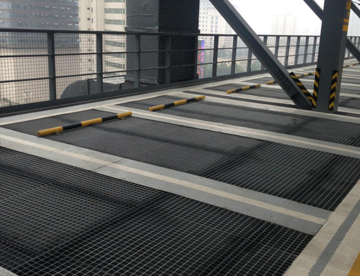 Plancher en acier de sort de Mesh Grating Grid For Parking de passage couvert en métal de HDP