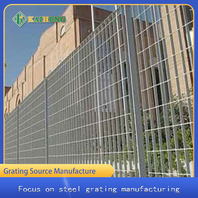 Pulvérisation extérieure ferroviaire de plastique de Mesh Metal Grate Fencing With de fil de 1 pouce de route