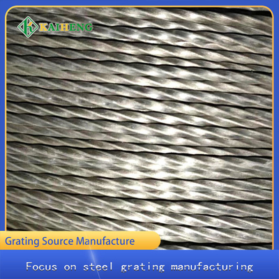 Produits de fil tordus de fer de place 4mm pour le traitement en acier de plat de grille