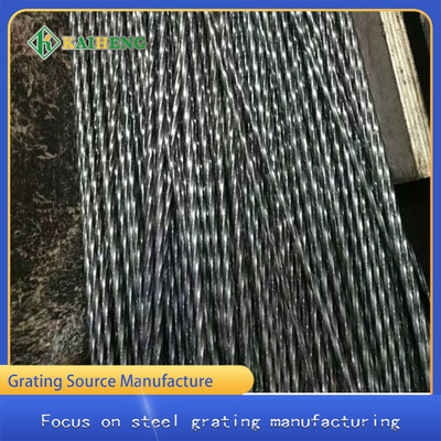 Produits de fil tordus de fer de place 4mm pour le traitement en acier de plat de grille