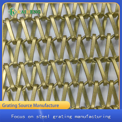 Séparation décorative Diamond Aluminum Curtain Wall Mesh