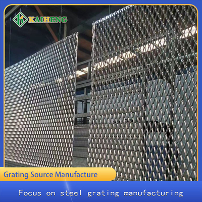 Fil décoratif Mesh Rhombic Aluminum Door Curtain de mur de l'acier inoxydable 304