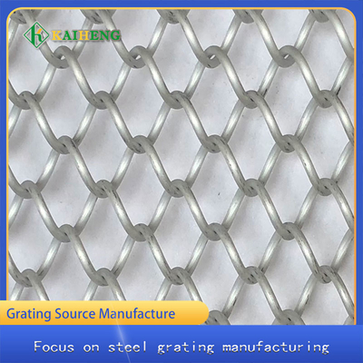Fil décoratif Mesh Partition Aluminum Door Curtain de parasol en métal