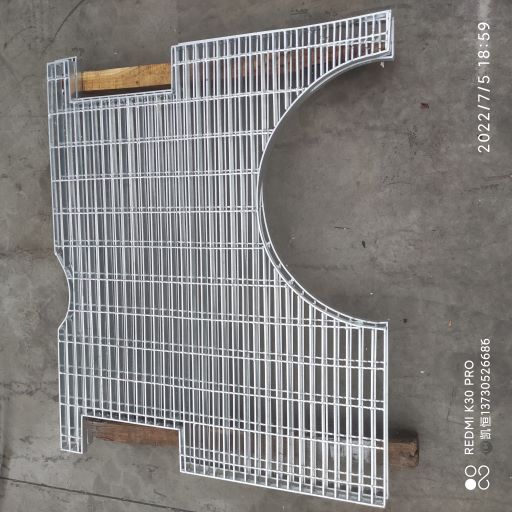 grille en acier en métal